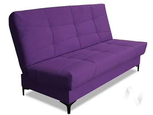 Диван прямой Ривьера (БД) 2022 Карат 16 (сиреневый однотон)