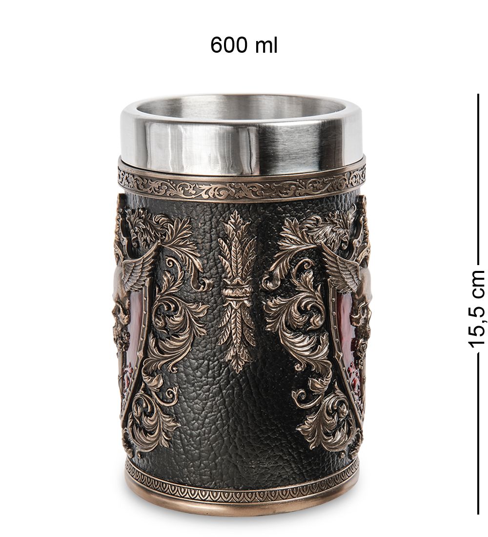 Veronese WS-1075 Пивная кружка «Крылатый череп»