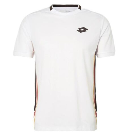 Детская теннисная футболка Lotto Tech JR B VI - bright white