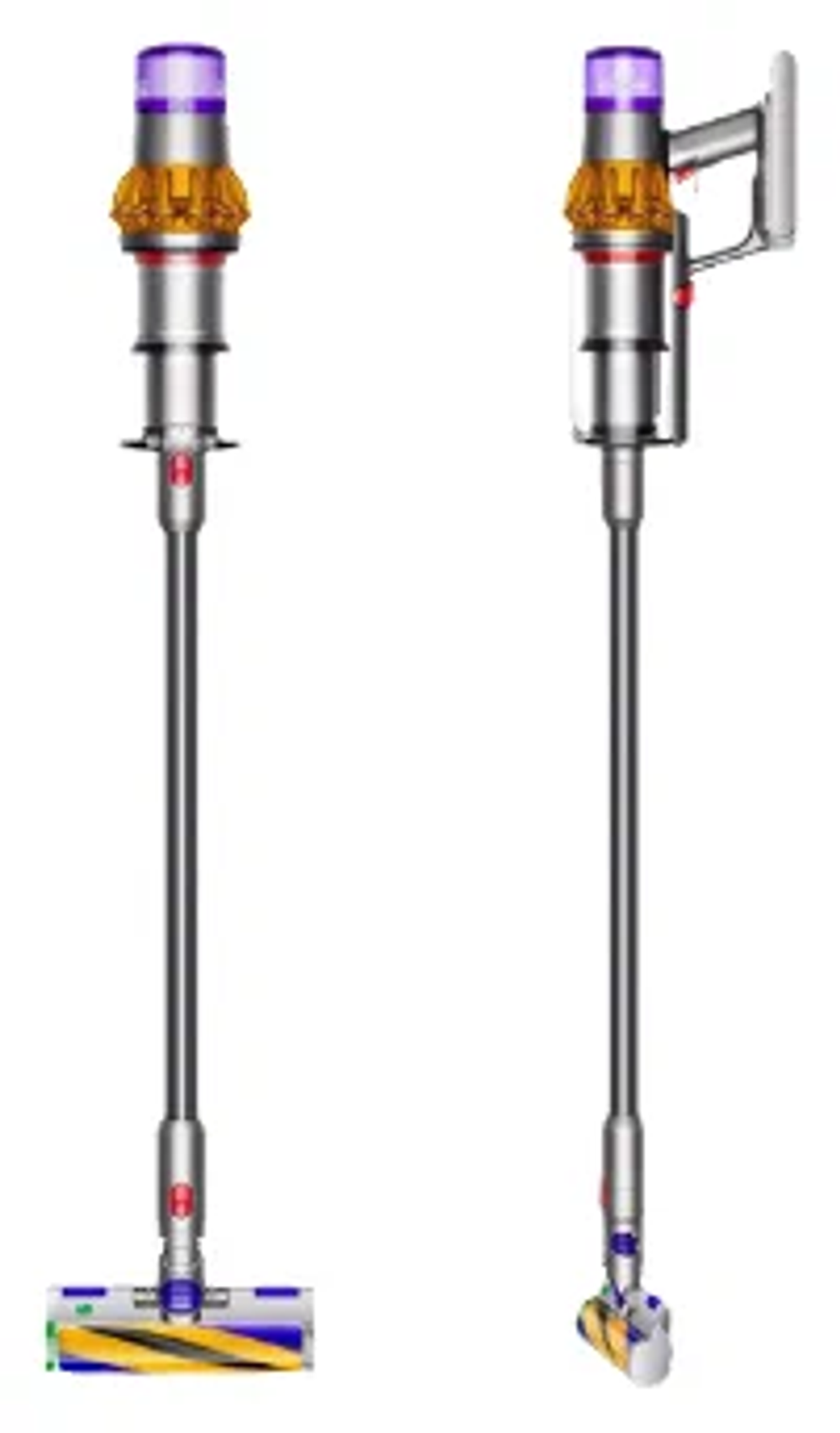 Вертикальный пылесос Dyson V15 Detect Absolute (SV47) (Yellow/Nickel)