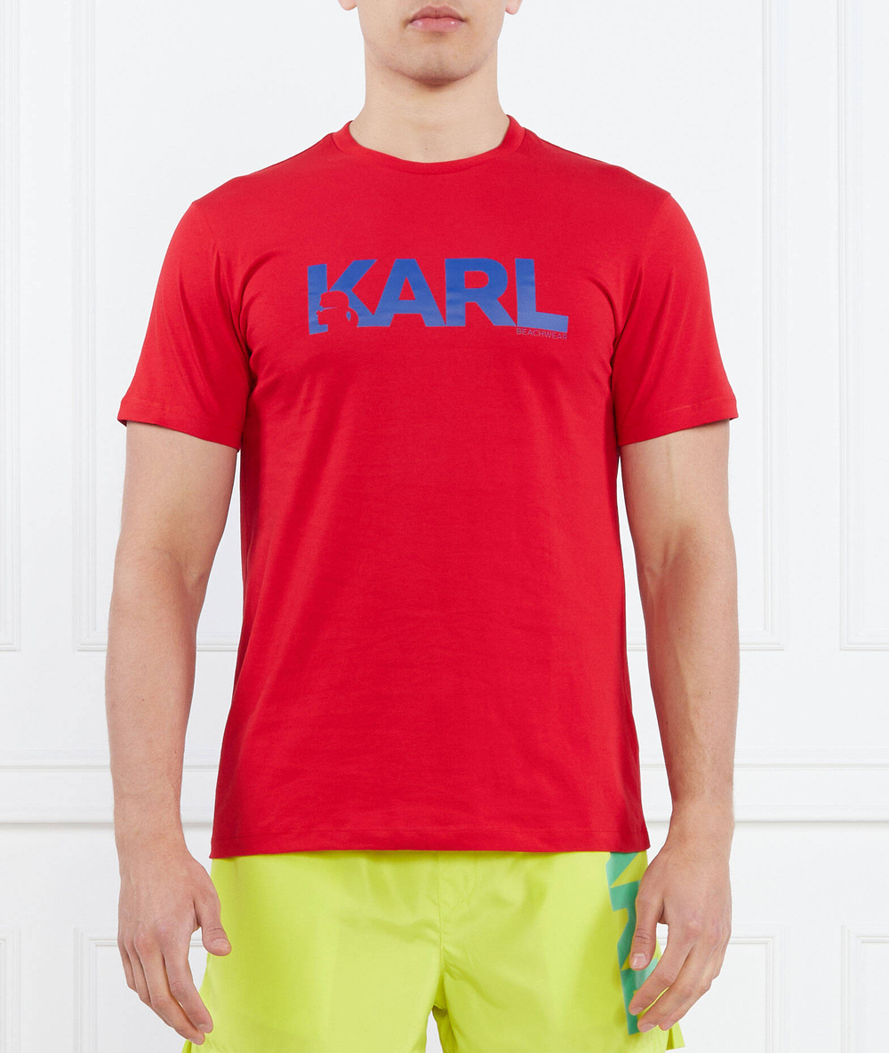 Футболка karl logo Karl Lagerfeld - красный(230M2211)