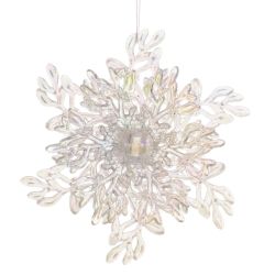 GAEM Украшение новогоднее "Снежинка", L11 W4,5 H12 см, 2в.