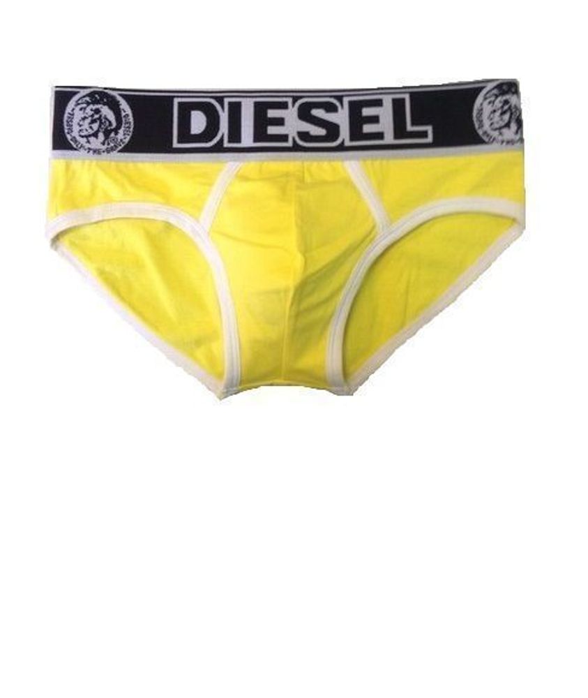 Мужские трусы брифы желтые (модал)  Diesel Indian Yellow Brief DIS0087