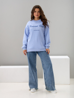 Толстовка Кис-090/голубой-п