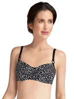 Купальник раздельный (лиф+трусы) после мастэктомии, черный 44-46 RU