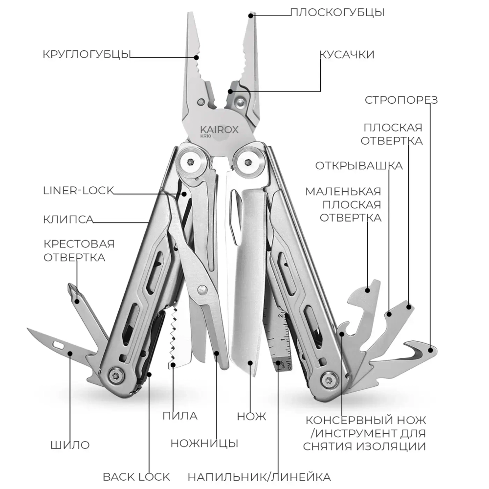 Мультитул KaiRox KR10