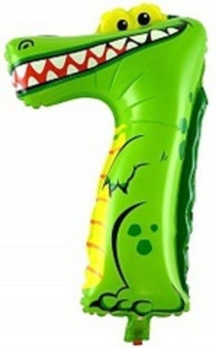 К Цифра 7 Крокодил (16''/41 см)