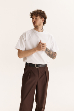 Pleated Pant - Brown (Men's)