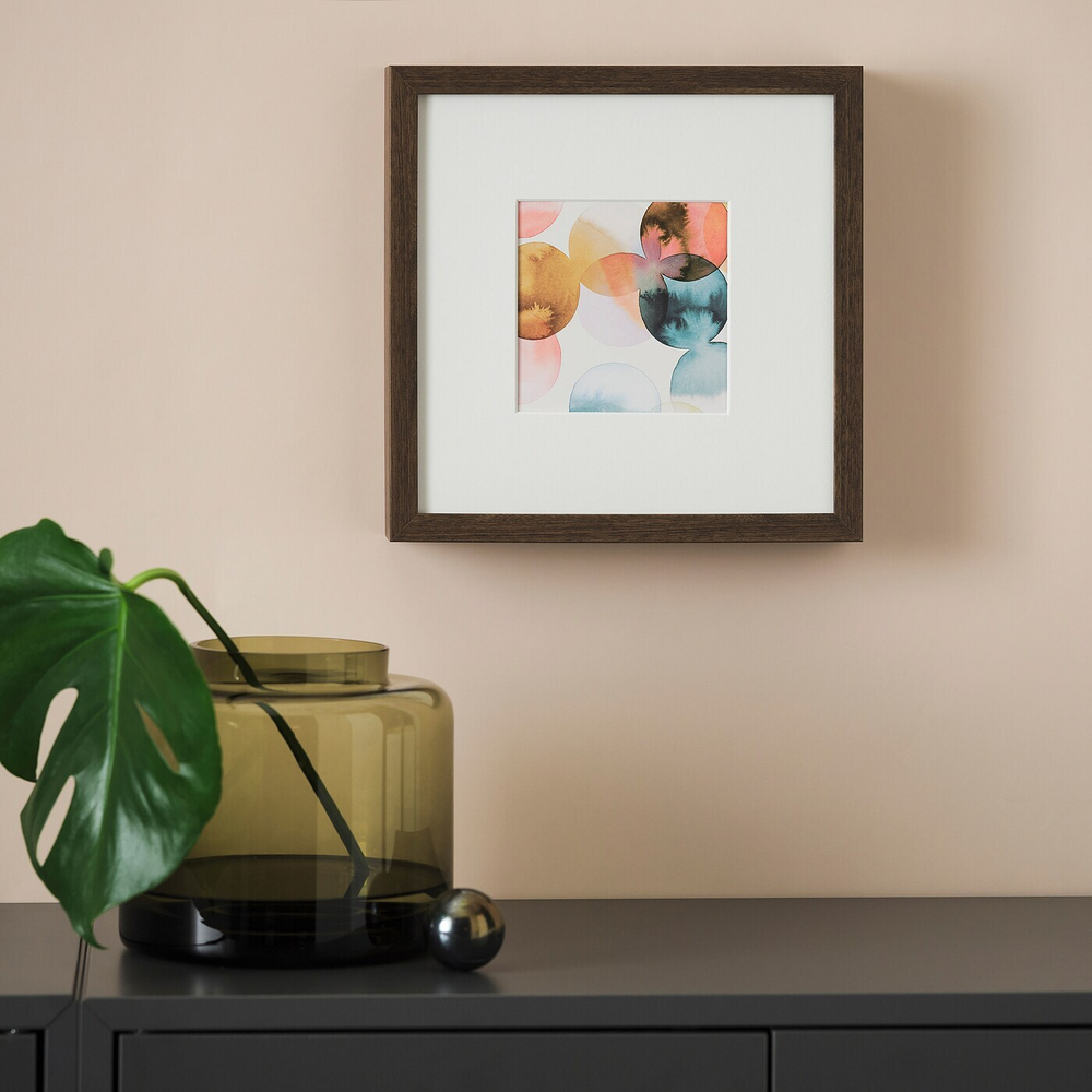 IKEA SANNAHED  (ИКЕА САННАХЕД)  -  Рама, орех, 25x25 см