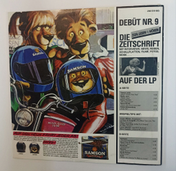 Винтажная виниловая пластинка LP Сборник Debut Zeitschrift Mit LP Nummer 09 (64 страничный журнал и виниловая пластинка) (Germany 1984)