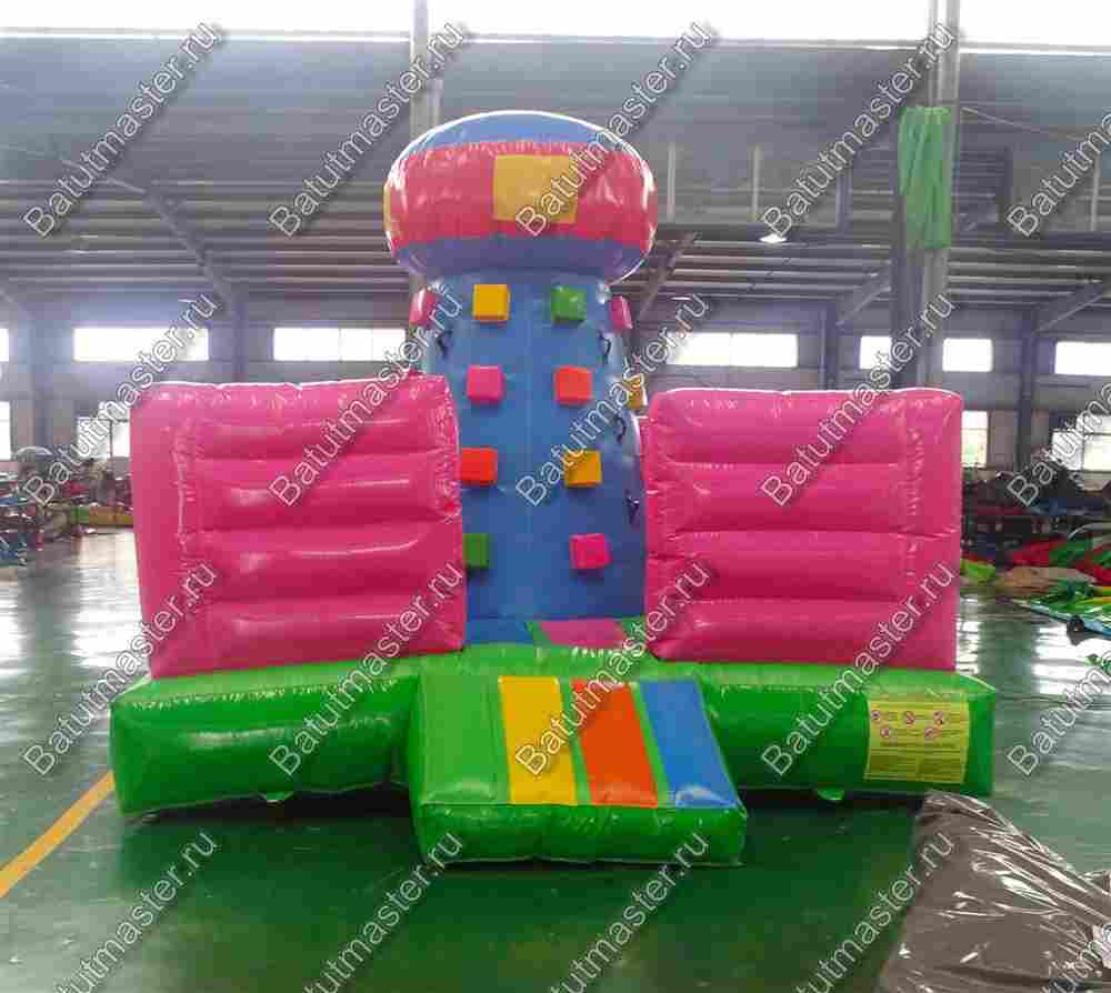 Надувной скалодром "Высокая башня" с высокими бортами 4*4*3 м