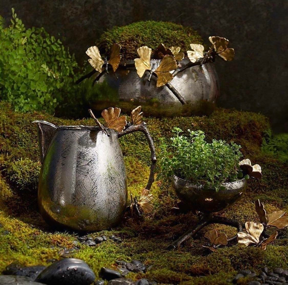 Кувшин Бабочки Гинкго Michael Aram