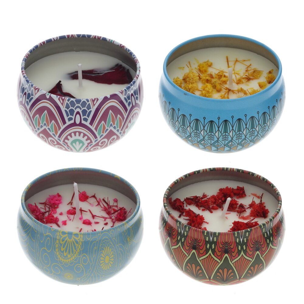 GAEM Свеча (блок 4 шт), D5,5 см,L6 W6 H4 см, 4в.