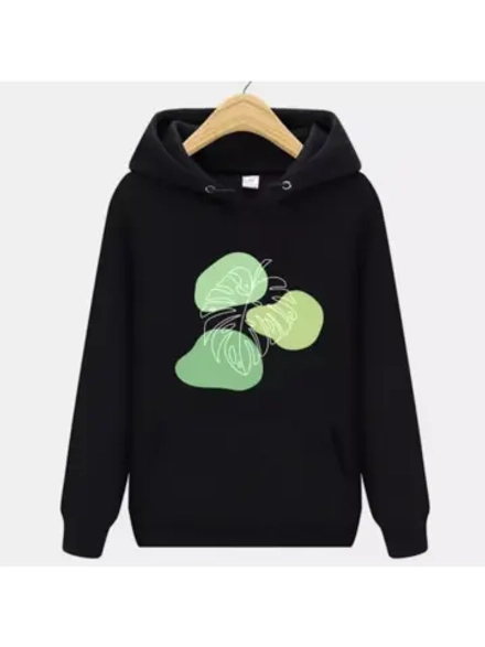 Термотрансфер "Монстера лист", наклейка на одежду, 22х20