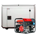 Бензиновый генератор FUBAG BS 7500 A ES с кожухом Geon 1200 RAL 7035