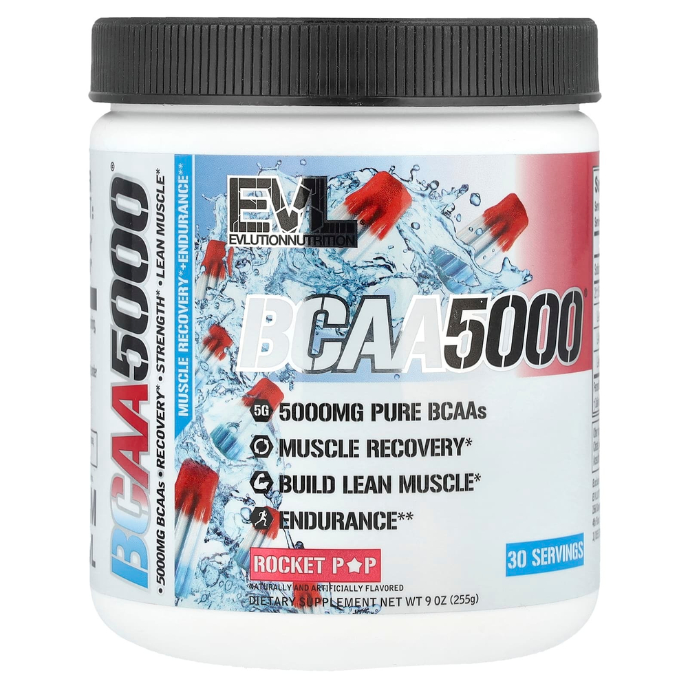EVLution Nutrition, BCAA5000®, Rocket Pop, 255 г (9 унций)