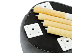 Детский мягкий стул Бельмарко Stumpa графит