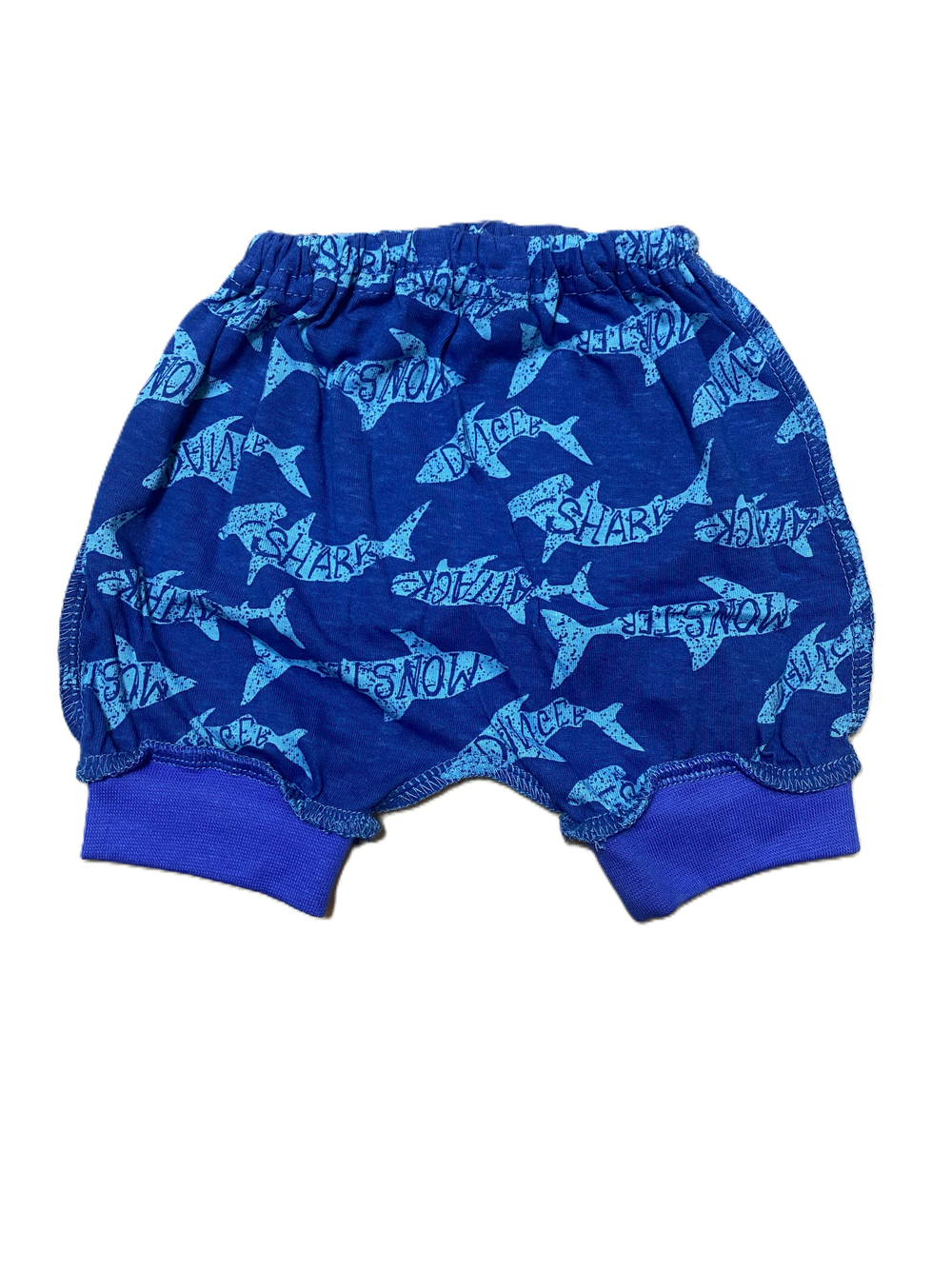 Пыжики-шорты (трусы на памперс) из кулирки (100% хлопок) швы наружу на рост 62 см