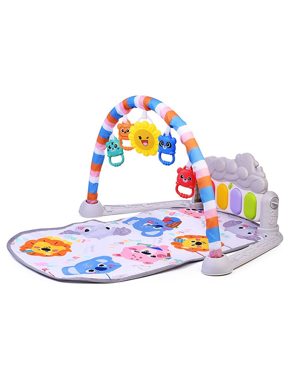 Коврик развивающий для малышей свет звук (368-82R)