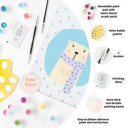 Ravensburger - CreArt Медвежонок полярный Раскраска по номерам 236527