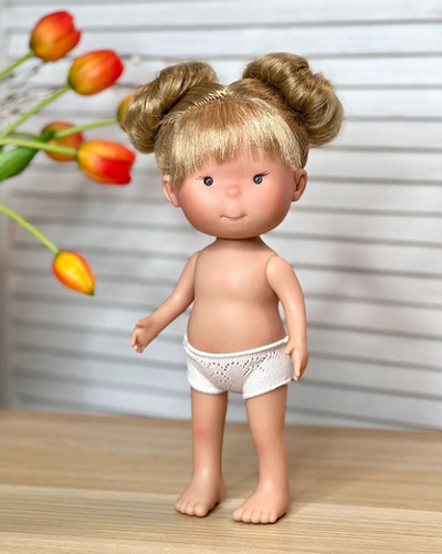 Кукла для девочки виниловая 23см Маленькая Пиппа без одежды (3299W11)