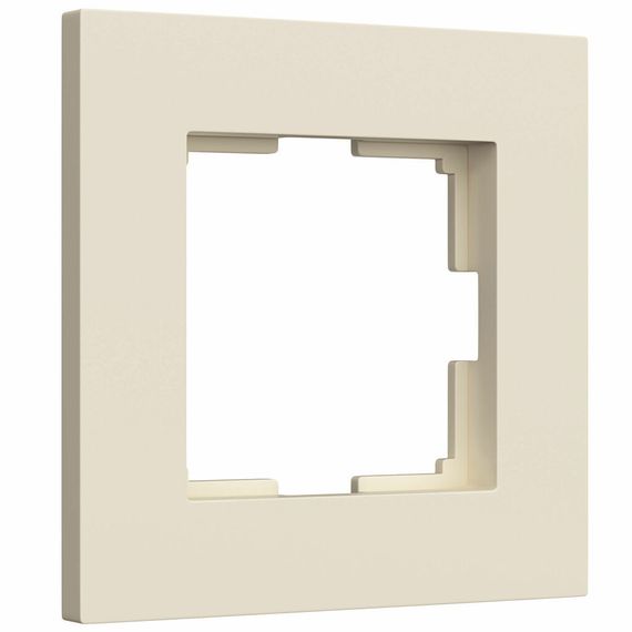 Рамка Werkel Slab 1 постовая айвори матовая 38415