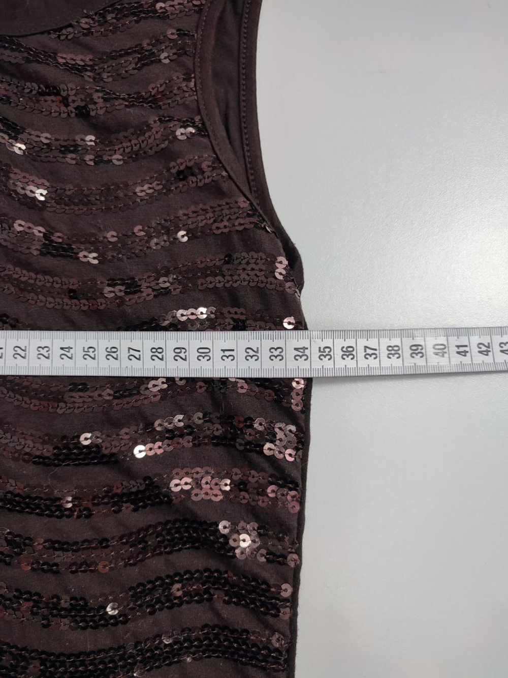 Топ с пайетками 42 размер