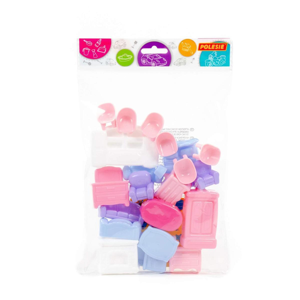 Набор мебели для кукол №5, 21эл. пакет (Полесье)