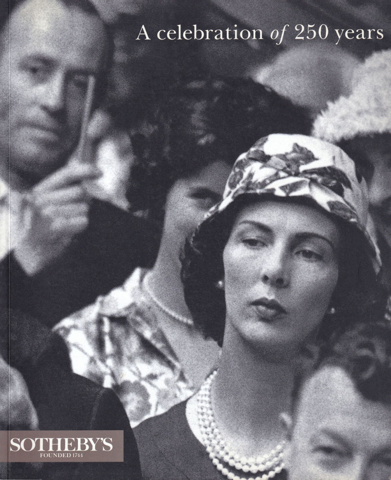 Журнал Аукционного дома Sotheby's: Празднование 250-летия аукционного дома
