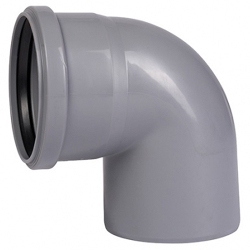 Отвод Ostendorf 50х87гр. HTB внутр.кан. PPS серый