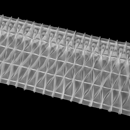 Шторная лента Oz-Is арт. 4140 МР, коэф сборки 1:2,5, цвет прозрачный (ширина 200 mm)