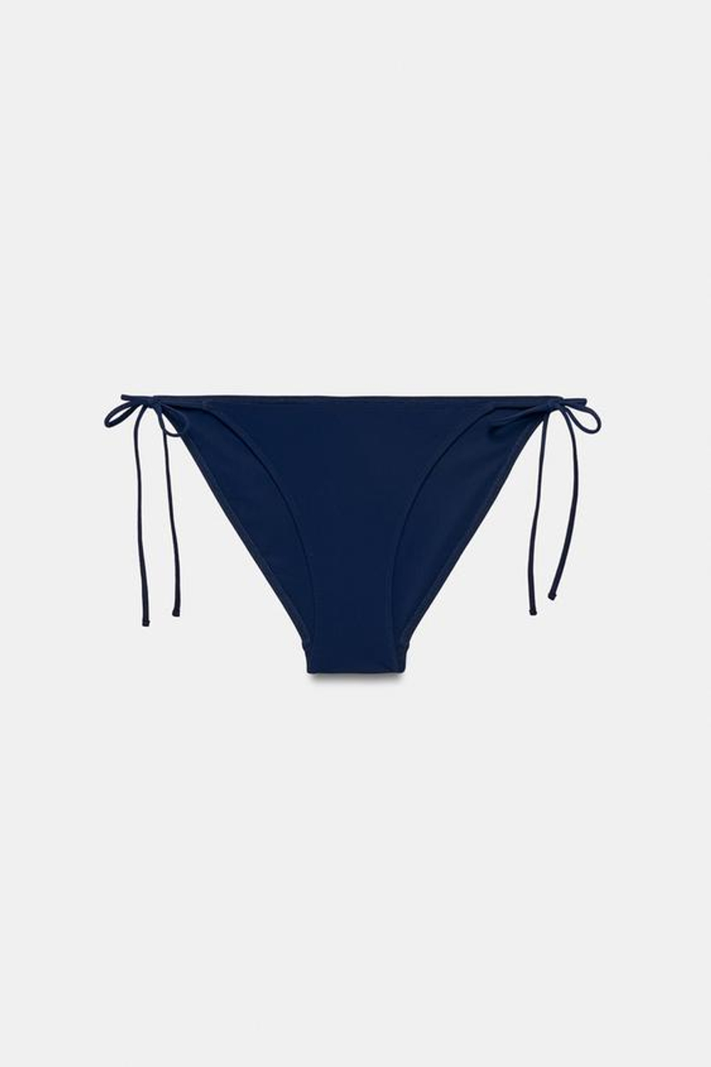 ZARA ОДНОТОННЫЕ ПЛАВКИ-БИКИНИ, МОРСКОЙ СИНИЙ