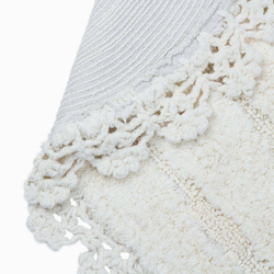 Набор ковриков 2шт Arya home Afro кремовый