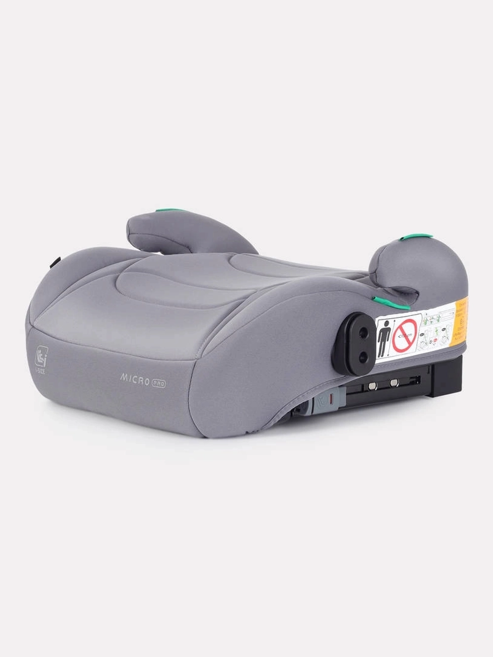 Автокресло бустер Rant Micro Pro Isofix группа 3 (22-36кг) Grey