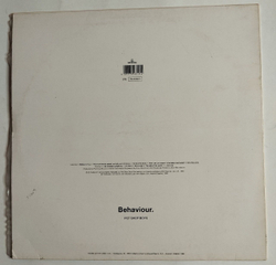 Винтажная виниловая пластинка LP Pet Shop Boys Behaviour (Spain 1990)