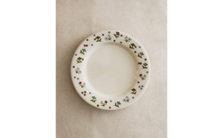 Zara Home тарелка из каменной керамики, цвет разноцветный, 19.8 см