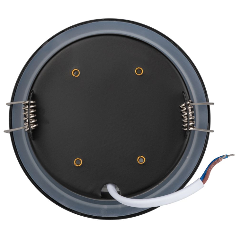 Светильник встраиваемый влагозащищенный ЭРА KL95 SBK под лампу GX53 IP44 черный | Влагозащищенные встраиваемые светильники