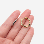 Швензы "Grazia", 17,5*19,5мм, позолота