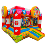 Коммерческий надувной батут «Цирковые трюки» 3,5*3,5*2,6 м