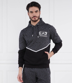 Худи EA7 - черный(3RPM03 PJ05Z)