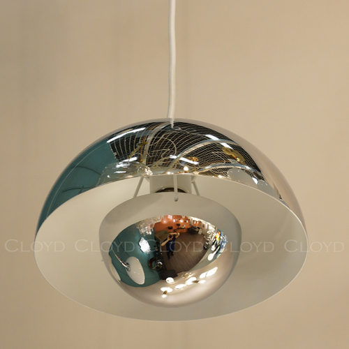 Подвесной светильник Cloyd ERMA-B P1 / Ø23 см - хром (арт.11397)