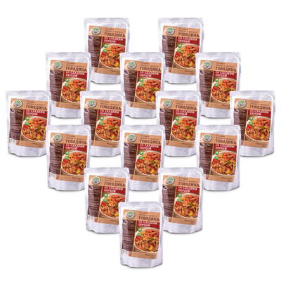 Готовое блюдо Говядина со сладким перцем 250 г. (Кронидов) 15шт*250г, 3,75кг