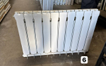 Биметаллический радиатор Б/У RIFAR 500 10 секц. бок.