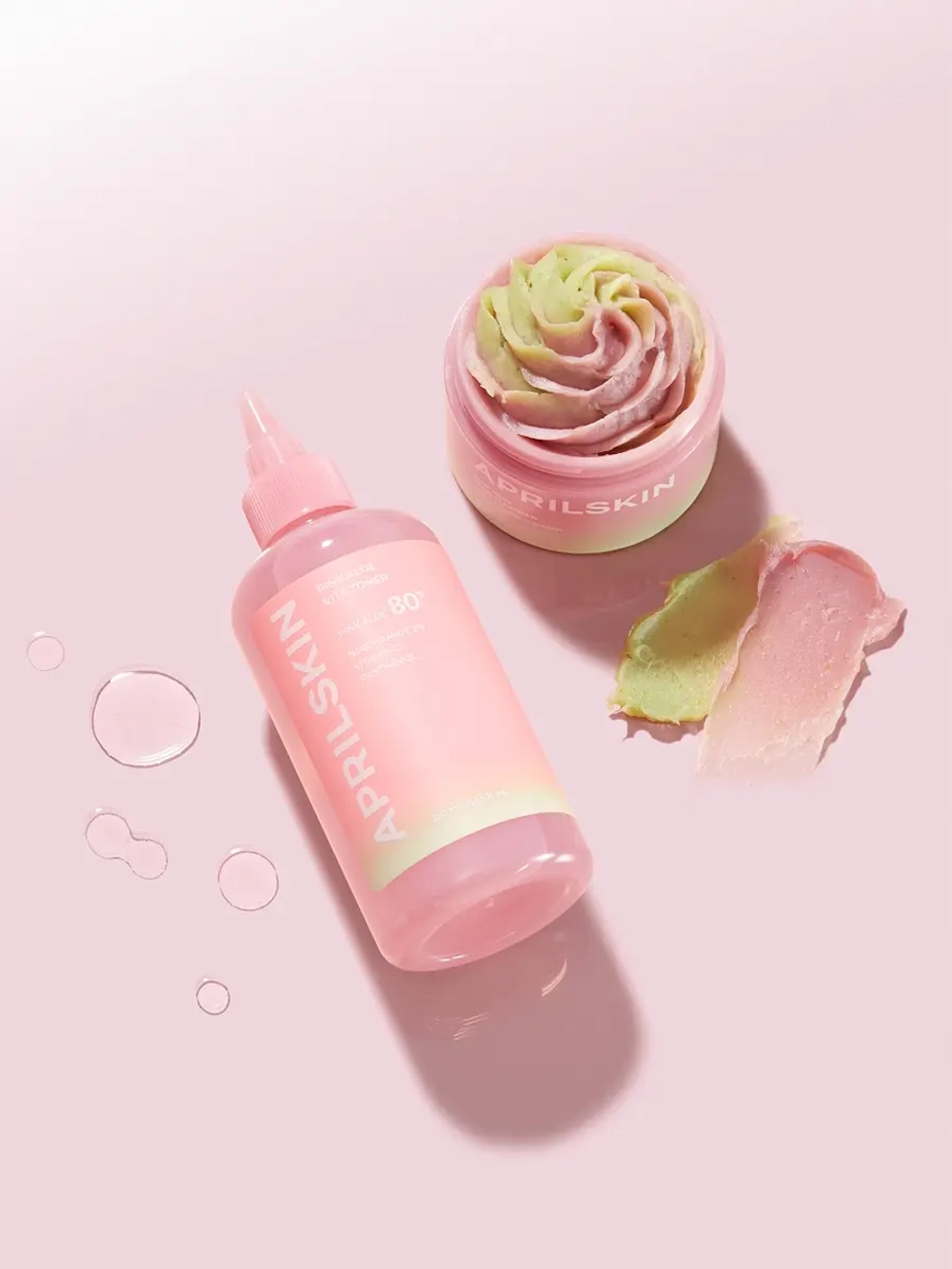 APRILSKIN Успокаивающий и себорегулирующий тонер с розовым алоэ и ниацинамидом Pink Aloe Vita Toner 250 мл