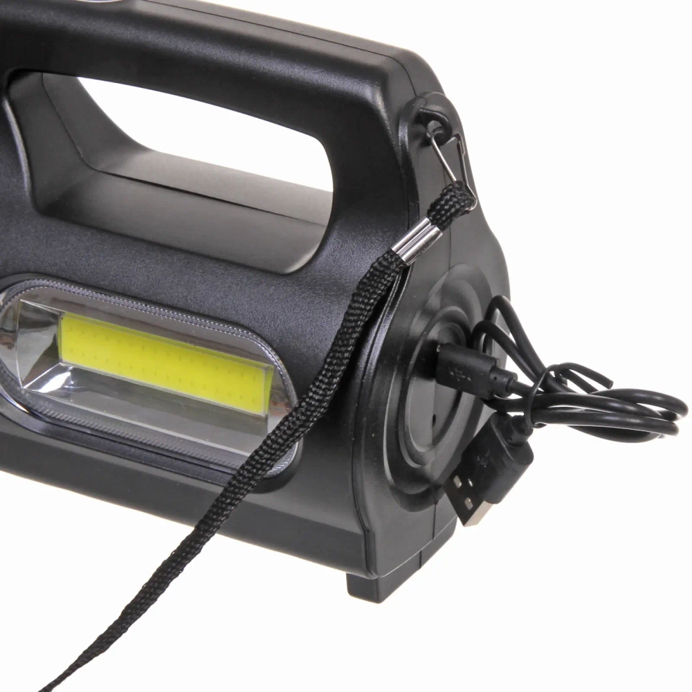 Фонарь ручной 3 режима,1Т6+1COB, аккумуляторная батарея 2400mAh USB 093