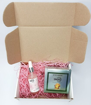 Подарочный набор для лица Smart Молекулярная увлажняющая сыворотка для сухой и нормальной кожи и Умные патчи для глаз