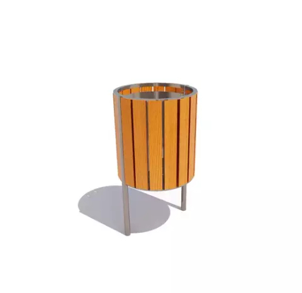 Урна уличная «Марсель» нержавеющая сталь