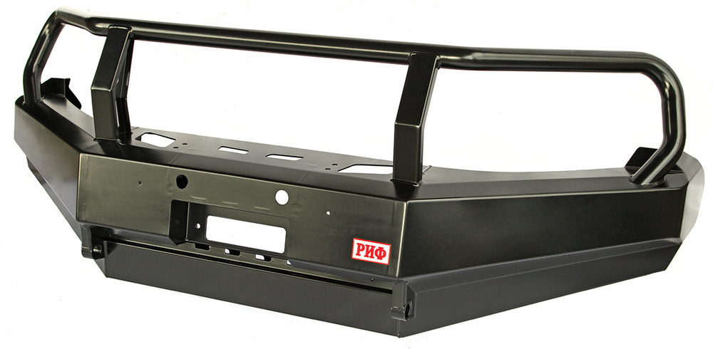 Бампер силовой передний VW Amarok с защитной дугой без доп. фар РИФ