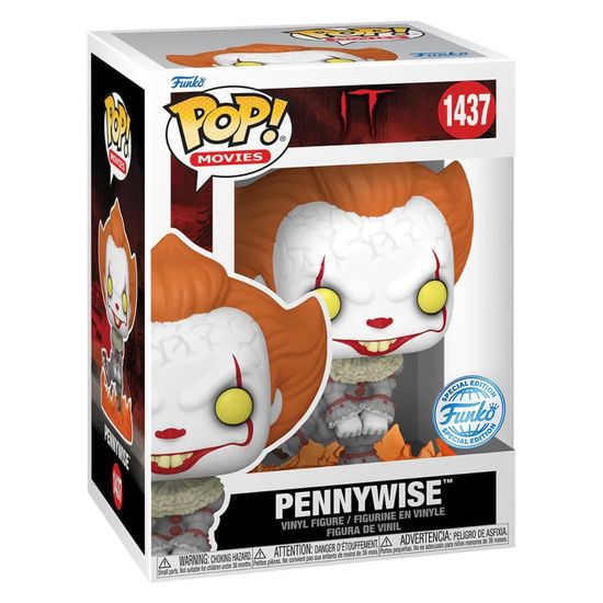 Фигурка Funko POP! Movies IT Pennywise Dancing (Exc) (1437) 73942 / Фигурка Фанко ПОП! по мотивам фильма "Оно", Пеннивайз