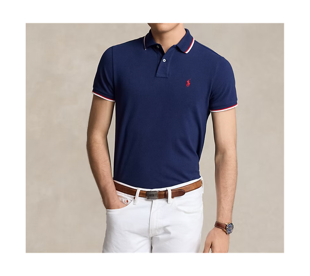 Рубашка-поло Classic Fit Mesh Polo Ralph Lauren